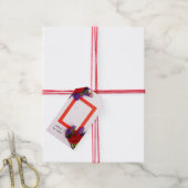 Moderne Bloemen Aangepaste Sieraden Display Hang L Cadeaulabel (Met Touw)