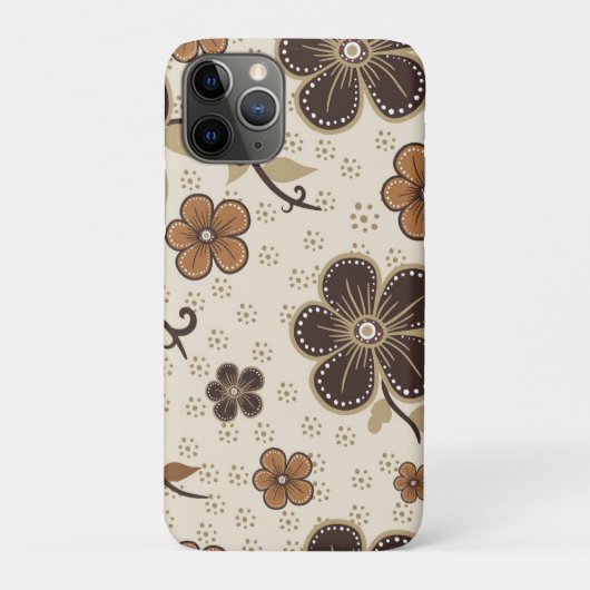 Moderne bloemen Abstract Case-Mate iPhone Case (Achterkant)