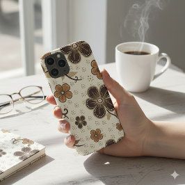 Moderne bloemen Abstract Case-Mate iPhone Case