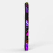 Moderne Bloemen Abstracte Kunst Rood Blauw Patroon Case-Mate iPhone Case (Achterkant/rechts)