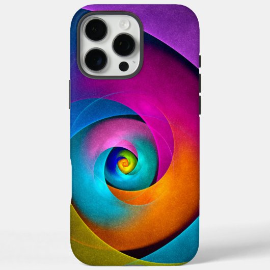 Moderne Bloemen Abstracte Kunst Roze Blauw Patroon Case-Mate iPhone Case (Achterkant)
