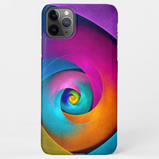 Moderne Bloemen Abstracte Kunst Roze Blauw Patroon iPhone 11Pro Max Hoesje
