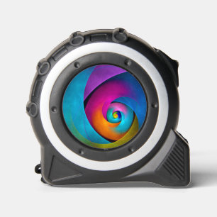 Moderne Bloemen Abstracte Kunst Roze Blauw Patroon Rolmaat