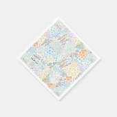 Moderne Bloemen Baby in Bloom Baby shower Servet (Hoek)