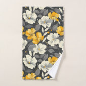 Moderne bloemen  bad handdoek (Handdoek)