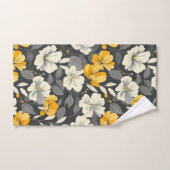 Moderne bloemen  bad handdoek (Handdoek)