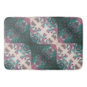 Moderne Bloemen Badmat
