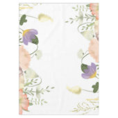 Moderne bloemen bloemen tafelkleed (Voorkant)