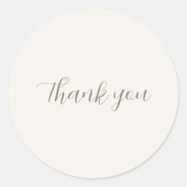 Moderne Bloemen Bugs Woodland Dank u Ronde Sticker