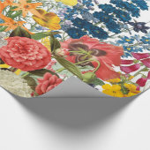 moderne  bloemen cadeaupapier (Hoek)