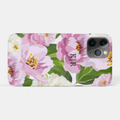 Moderne Bloemen Case-Mate iPhone Case (Achterkant (horizontaal))