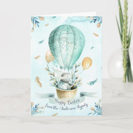 Moderne Bloemen Gelukkig Pasen Wensen Boho Groeten Feestdagen Kaart