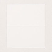 Moderne Bloemen Gevouwen Tafel Kaarten (Binnenkant ongevouwen)