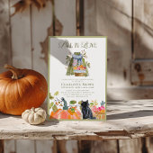 Moderne Bloemen Herfst in Liefde Vrijgezellenfeest Kaart