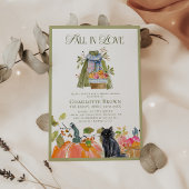 Moderne Bloemen Herfst in Liefde Vrijgezellenfeest Kaart