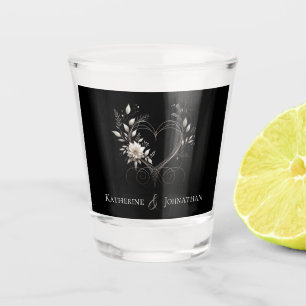 Moderne Bloemen-Huwelijk-Geld/Shot Dans- Shot Glas