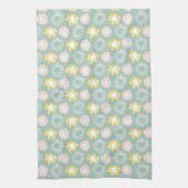 Moderne Bloemen II Theedoek (Verticaal)