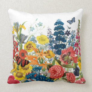 moderne bloemen kussen