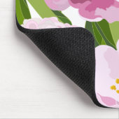 Moderne Bloemen Muismat (Hoek)