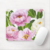 Moderne Bloemen Muismat (Met muis)