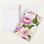 Moderne bloemen notitieboek (Binnen)