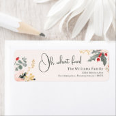 Moderne bloemen oh wat leuk! Retouretiket Etiket (Insitu)