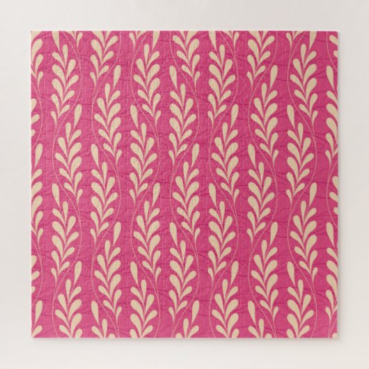 Moderne Bloemen: Stijlvol patroon. Legpuzzel (Verticaal)