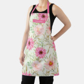 Moderne Bloemen Verse Elegantie Stijlvol Trendy Schort (Insitu)