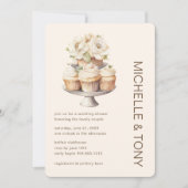 Moderne Bloemen Vrijgezellenfeest Trouwdouche Kaart (Voorkant)