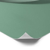 Moderne Bloemen Water Drop Poster (Hoek)