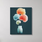 Moderne Bloemen | Waterverf Hydrangea's (40,6 x 50 Canvas Afdruk (Voorkant)