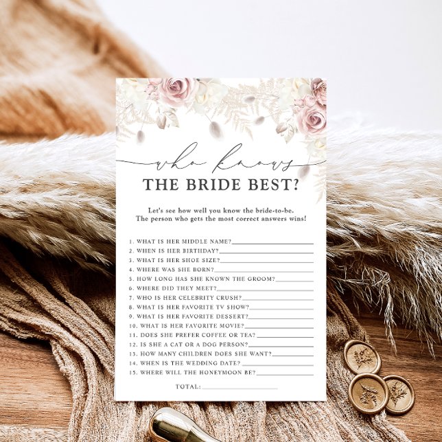 Moderne Bloemen Wie Weet Bruid De Beste Douche Spe (Creator heeft geüpload)