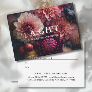 MODERNE BLOEMEN ZAKELIJK Cadeaubon