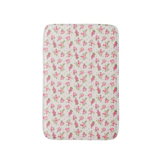 Moderne  Bloemenbadkamer Rozen badmat (Voorkant Verticaal)