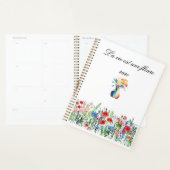 Moderne bloemenbedekking Weekblad en Maandelijkse  Planner (Display)