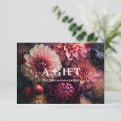 MODERNE BLOEMENBEDRIJF QR CODE Cadeaubon (Staand voorkant)