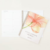 Moderne bloemenbedrijf waterverf vrouwelijk bedrij planner (Display)