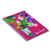 Moderne bloemenbloemen voor waterverf notitieboek (Rechterzijde)