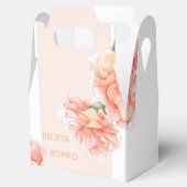 Moderne Bloemenbruiloft Dank u Bedankdoosjes (Geopend)