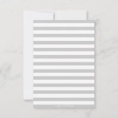 Moderne bloemengrans geboorteaankondiging aankondiging (Achterkant)