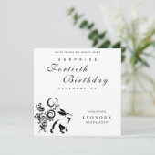 Moderne Bloemenkonijn OM HET EVEN WELK Verrassings Kaart (Staand voorkant)