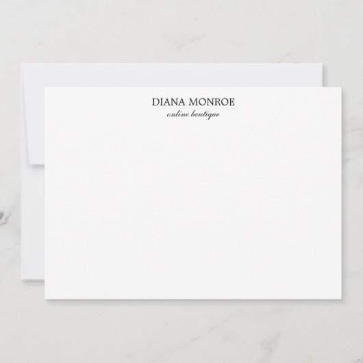 Moderne bloemenkrans gestreept dank u notitiekaartje (Achterkant)