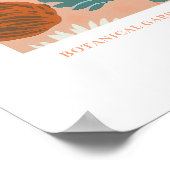 Moderne Bloemenmarkt Tokyo Bloemen botanisch Poster (Hoek)