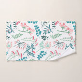 Moderne bloemenprint bad handdoek (Handdoek)