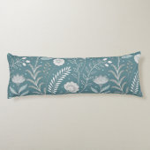 Moderne bloemenprint geborsteld polyester lichaamskussen (Achterkant)