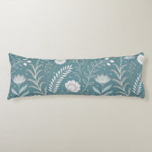 Moderne bloemenprint geborsteld polyester lichaamskussen (Voorkant)