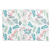 Moderne bloemenprint kussensloop (Voorkant)