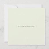 Moderne bloemenrustieke boho waterverf Bruiloft Kaart (Achterkant)