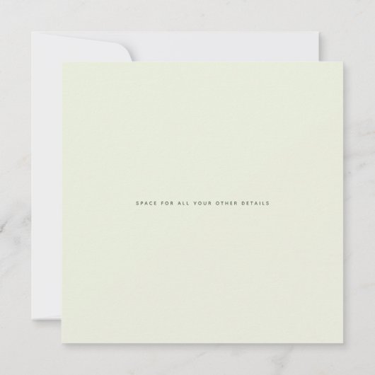 Moderne bloemenrustieke boho waterverf Bruiloft Kaart (Achterkant)