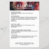 Moderne Bloemensalon Prijzenlijst QR Code Flyer (Voorkant)